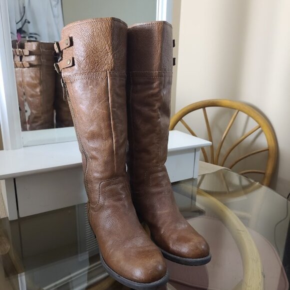 Franco Sarto Riding Boots Size 9.5 - Picture 1 of 15